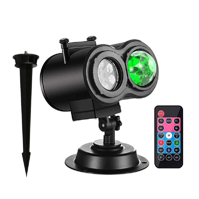 Christmas Holiday Lights Projector 2-in-1 Ocean Wave LED Motion Projection
