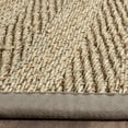 thumbnail image 5 of SAFAVIEH Natural Fiber Maisy Solid Area Rug, Natural/Grey, 6' x 6' Square, 5 of 12