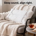 thumbnail image 5 of Polyester Fiber Knee Pillow for Side Sleepers, Ergonomic Leg Support Pillow with Straps, 13.0 x 5.9 x 4.7 in, Pressure Comfort Hip Cushion for Discomfort & Body Aches, 5 of 8