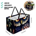 thumbnail image 2 of Owl Large Capacity Reusable Laundry Bag – Foldable Oxford Cloth Shopping Bag, Cube Organizer, and Beach Bag, 2 of 7