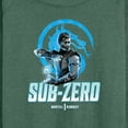 thumbnail image 3 of Mortal Kombat - Sub Zero Mk1 - Women's Lightweight French Terry Long Sleeve Shirt, 3 of 5