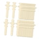 thumbnail image 1 of 40 piezas de palitos de madera para manualidades, astillas de madera en , manualidades de caña para pintar, niños y adultos, rodajas de madera, 1 of 9