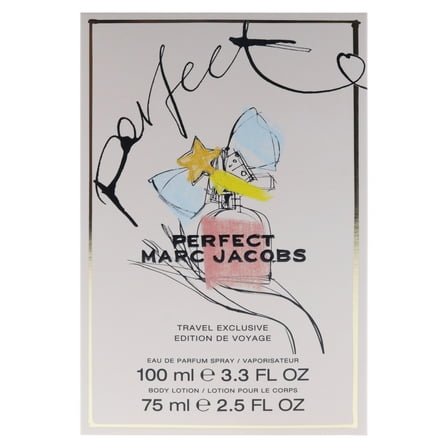 Marc Jacobs Marc Jacobs Perfect , 2 Pc Gift Set 3.3oz EDP Spray, 2.5oz Body Lotion