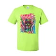 thumbnail image 3 of Dean Russo Cosmic Panda Animal Lover Men's Graphic T-Shirt, Safety Green, Medium, 3 of 6