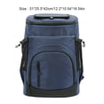 thumbnail image 3 of Eigraketly para almuerzo de 30L, bolsa enfriadora de cerveza, transpirable, impermeable, a prueba de fugas, paquete térmico con cremallera, gran Kits de desorden para acampar Eigraketly OD028101-00, 3 of 6