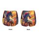 thumbnail image 3 of Balery Rainbow Sunset Cloud White Horse Pantalones cortos deportivos para mujer con forro y dos bolsillos, elásticos, para entrenamiento, gimnasio, yoga-Medium, 3 of 7