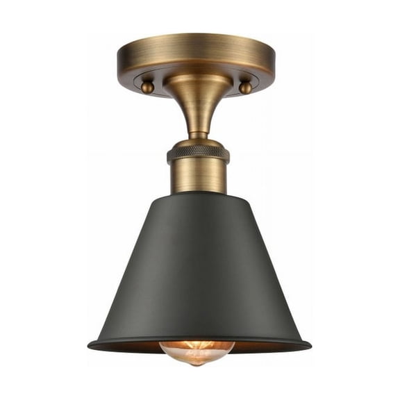 Innovations Lighting - Smithfield - 1 Light Semi-Flush Mount In Industrial