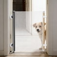 thumbnail image 4 of Retractable Pet Gate Pet Gate Retractable Pet Fence Pet Barrier Pet Isolation Net Pet Safety Fence No Drilling Pet Gate Anti-Climb Pet Barrier For Dogs Cats Pet Enclosure Mesh Pet Divider Gate, 4 of 5