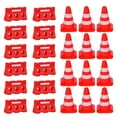thumbnail image 1 of Miangastore Simulation Road Cone Fences Red Plastic 36Pcs 1.4x0.8x0.4in, 1 of 9