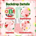 thumbnail image 5 of Watermelon Backdrop for Girls, One in A Melon 1, 1st Birthday Party Photography Background, Our Little Sweetheart, Cake Table De, 5 of 6