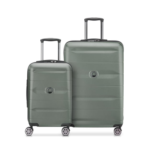 Set de Maletas de Viaje Delsey COMETE+ 55 cm y 77 cm, Verde