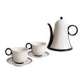 thumbnail image 2 of Juego de tetera de cerámica con tazas, juego de té de , tetera tradicional, tetera con asa para casa de té, camping al aire libre con 2 tazas, 2 of 8