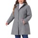 thumbnail image 4 of GRACE & GRANDEUR Abrigo Elegante de Manga Larga con Capucha Desmontable para Mujeres Talla Grande 1X Gris, 4 of 6