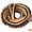 Orange Black, variant on Hilason Braided Poly Barrel Racing Contest Flat Reins 1" X 8Ft Tan Brown