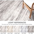 thumbnail image 2 of iOhouze 2x3 Small Area Rugs Abstract Rugs Throw Rugs with Rubber Backing Washable Indoor Front Door Mat Print Faux Wool Doormat for Bedside Entrance Entryway, Grey/Light Beige/Brown, 2 of 8