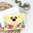 thumbnail image 2 of Caroline's Treasures Pug Fawn Easter Eggs Greeting Cards with Envelopes, 5" x 7" (8 Count), 2 of 2