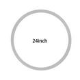 thumbnail image 3 of 24inch Wheelchair Rear Wheel Tire Replace Parts Solid Tires Rear Wheel Grey Airless, 3 of 9