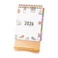 thumbnail image 2 of Amzcrzy Petit Calendrier de Bureau Calendrier de Bureau en Papier Calendrier de Bureau de Bureau Festif Rouge Mini Calendrier de Bureau Calendriers Calendrier de Bureau Calendrier, 2 of 6
