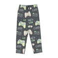 thumbnail image 4 of Naloa Gamers Print Women’s Ultra-Soft Comfy Pajama Lounge Pants with Pockets & Drawstring, 4 of 8