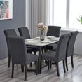 thumbnail image 2 of Stretch Chair Covers for Dining Room Set of 4, Removable Washable Dining Room Chair Covers, Dining Chair Slipcovers Seat Protector, Great for Home Decor and Banquet (Charcoal, 4 Pack), 2 of 7