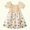 Beige, variant on SDJMa Toddler Kids Baby Girls Fashion Cute Short Sleeve Sweet Butterfly Print Ruffle Dress