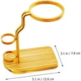 thumbnail image 5 of 1 paquete de filtro de café de acero inoxidable, gotero de café, soporte para filtro de té, soporte para estante (color dorado), 5 of 5