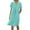 Light Green, variant on Cruise Outfits for Women 2026 Women's Floral V Neck Casual Dress Home Spring Summer Fall Comfortable Loose Fit Soft Fabric Easy Care Cruise Outfits for Women
