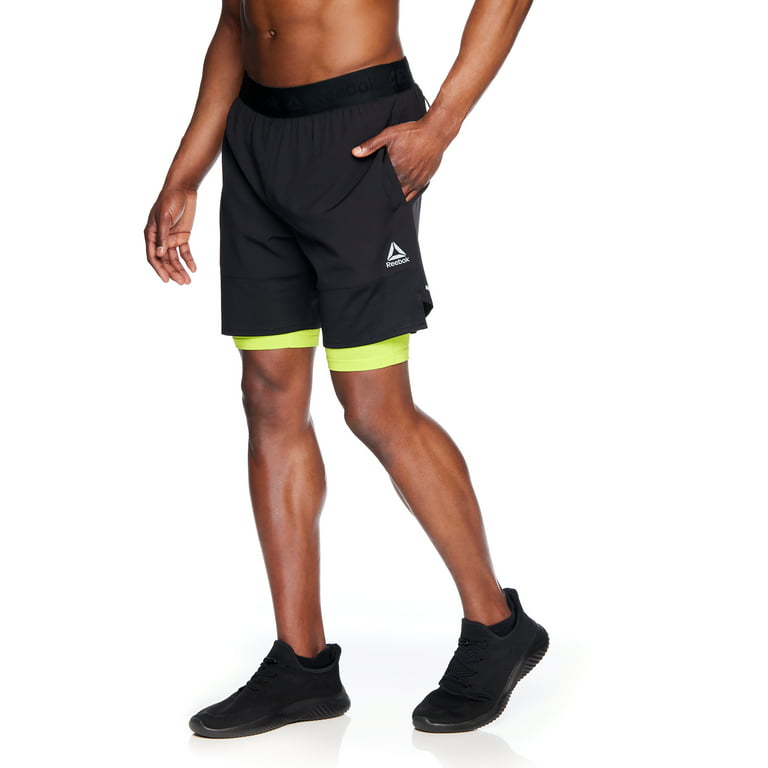 Reebok Men's Cadence 2-In-1 Compression Shorts, Inseam, up Size 3XL - Walmart.com