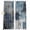 Gray White Blue, variant on Teal Grey Blackout Curtains for Bedroom/Living Room, Pinch Pleated Black Out Curtains, Modern Oil Painted Abstract Art Aesthetics Room Darkening Window Drapes with Hooks 2 Panels, 39"x70"