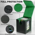 thumbnail image 4 of Caja de cubierta Jaffzora para MTG Commander, magnética, negra y verde, 4 of 7