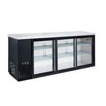 DBB72-S3 3 Door Bar and Beverage Cooler (Sliding Doors)