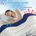 thumbnail image 3 of Nautical Ship Cooling Blanket,Lightweight Breathable Summer Throw Blanket with Double Sided Cold Effect,Blue Coastal Ocean Birds Boat Vintage Picnic Blankets Bed Sheet for Hot Sleepers 30"x40", 3 of 8
