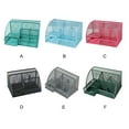 thumbnail image 1 of Langgg Metal Rustproof Coating Desk Organizer - Long-lasting And Reliable Non-toxic Desk Organizer Office Rose Red 1Set, 1 of 6
