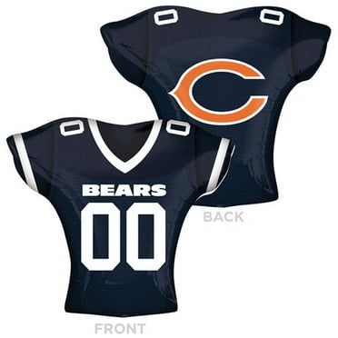 24 inch NFL Chicago Bears Football Jersey Foil Mylar Balloon - Party Supplies Decorations