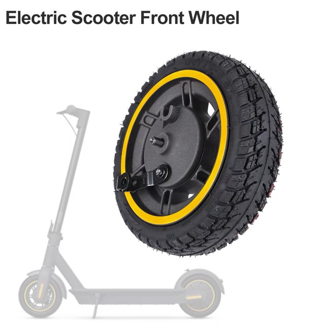 E 10 Pulgadas 60/70-6.5 Reemplazo de Neumlicos de la Rueda delantera para Max G30 G30D Scooter Eléctrico Rueda Delantera Con Freno de Tambor
