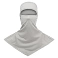 thumbnail image 2 of Evdexr 2026 Balaclava Face Mask for Men Women Summer Cooling Sun UV Protection Breathable Full Head Mask Face Cover for Ski Cycling Light Gray, 2 of 4