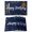 Navy Blue White, variant on Happy Birthday Placemats Set of 4, Sage Green Modern Abstract Art Placemats for Dining Table, Place Mats for Kitchen Tabletop, Waterproof Wipeable Dining Table Mats Set