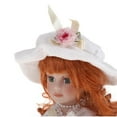 thumbnail image 3 of Muñeca de Porcelana Victoriana Macarena 30cm de Personas Determinadas Del Sombrero, 3 of 8