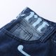 thumbnail image 2 of Gibobby Mujeres Pantalones sueltos Casual Zip Pocket Jeans Pants imprimir Denim Mujeres Jeans (Blue, L), 2 of 5