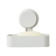 thumbnail image 1 of Jabonera con ventosa, no requiere taladro, reutilizable, instalación en 1 segundo, jabonera para ducha, soporte de pared para azulejos de ducha de baño, impermeable - blanco, 1 of 5