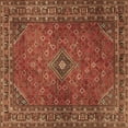 thumbnail image 1 of Ahgly Company Indoor Square Persian Brown Traditional Area Rugs, 5' Square, 1 of 4