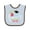Blue and Chocolate, variant on Inktastic My Daddy Did It and He Did It for Me with Graduation Cap Boys Baby Bib
