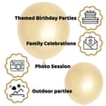 thumbnail image 3 of Globos KUULBELA de látex dorado metálico de 12 pulgadas (110 unidades), 3 of 7