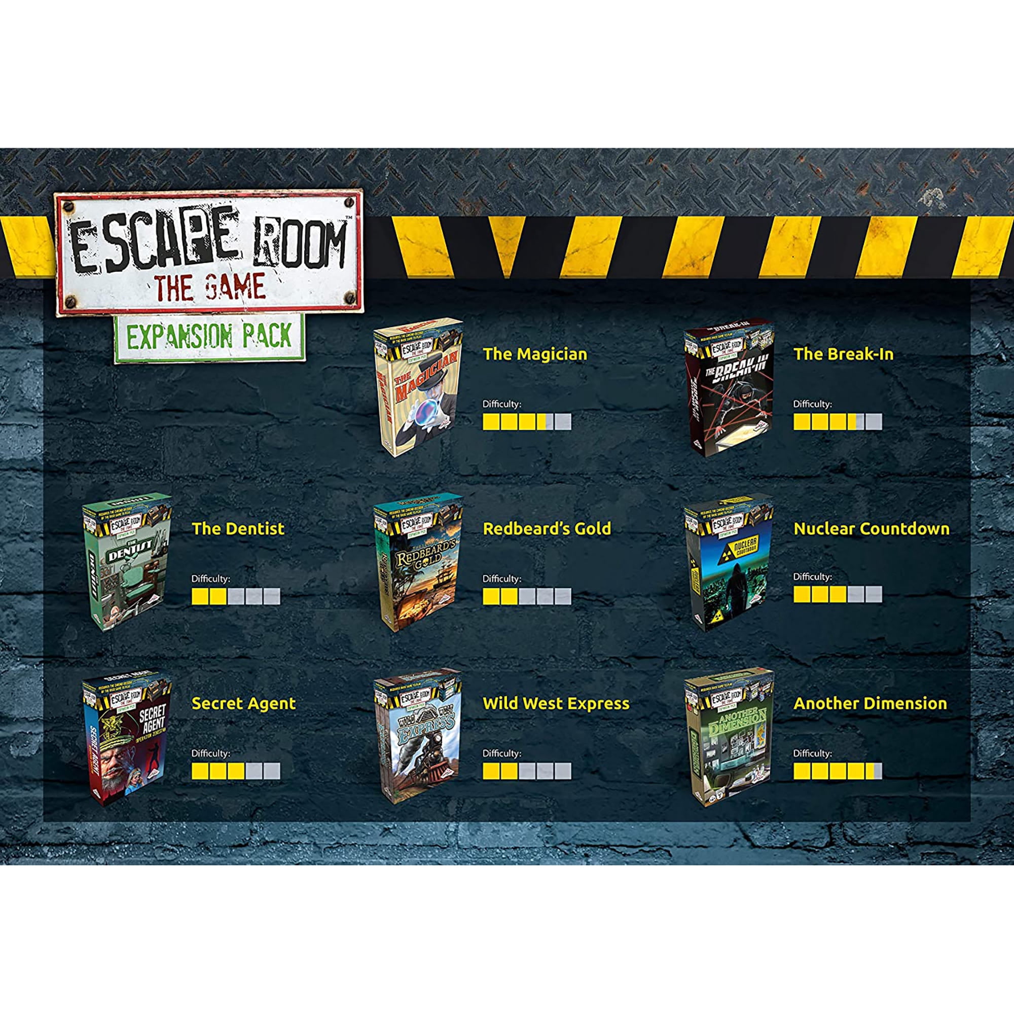 Identity Games Escape Room The Game Expansion Pack: Secret Agent Operation Zekestan