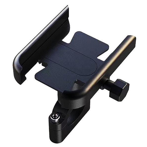Accesorios para Motocicleta, Manillar, Retrovisor, Soporte para Teléfono Móvil, Soporte para GPS (Color : Handlebar Black) Shuxiu Wang 8390615165266