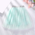 thumbnail image 2 of Splozh Toddler Girls Layered Tutu Skirt Sparkling Sequin Tulle Dance Skirts,Blue 9-10 Years, 2 of 4