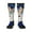 2 Black-1, variant on Starry White Horse Pattern Women’s Knee High Crew Socks,Trouser Socks Comfortable, Breathable, Moisture-Wicking and Soft