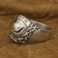 thumbnail image 4 of 925 Sterling Silver Eye of Thorns Ring Biker Punk Jewelry TA319 US Size 10.5, 4 of 15