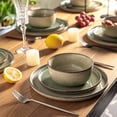 thumbnail image 5 of AmorArc Ceramic Plates Set of 6, 8.5 Inch Reactive Glaze Stoneware Plates set, Dessert, Salad, Appetizer, Small Dinner, Microwave, Dishwasher Safe, Scratch Resistant Dishes Set for Kitchen, 5 of 8