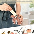 thumbnail image 6 of Leather Coin Wallet 4.33x3.74 Inch Portable Coin Wallet Coin Wallet Paper Wallet Card Wallet Storage Wallet Stylish and Sophisticated Cute Little Panda Seamless, 6 of 7